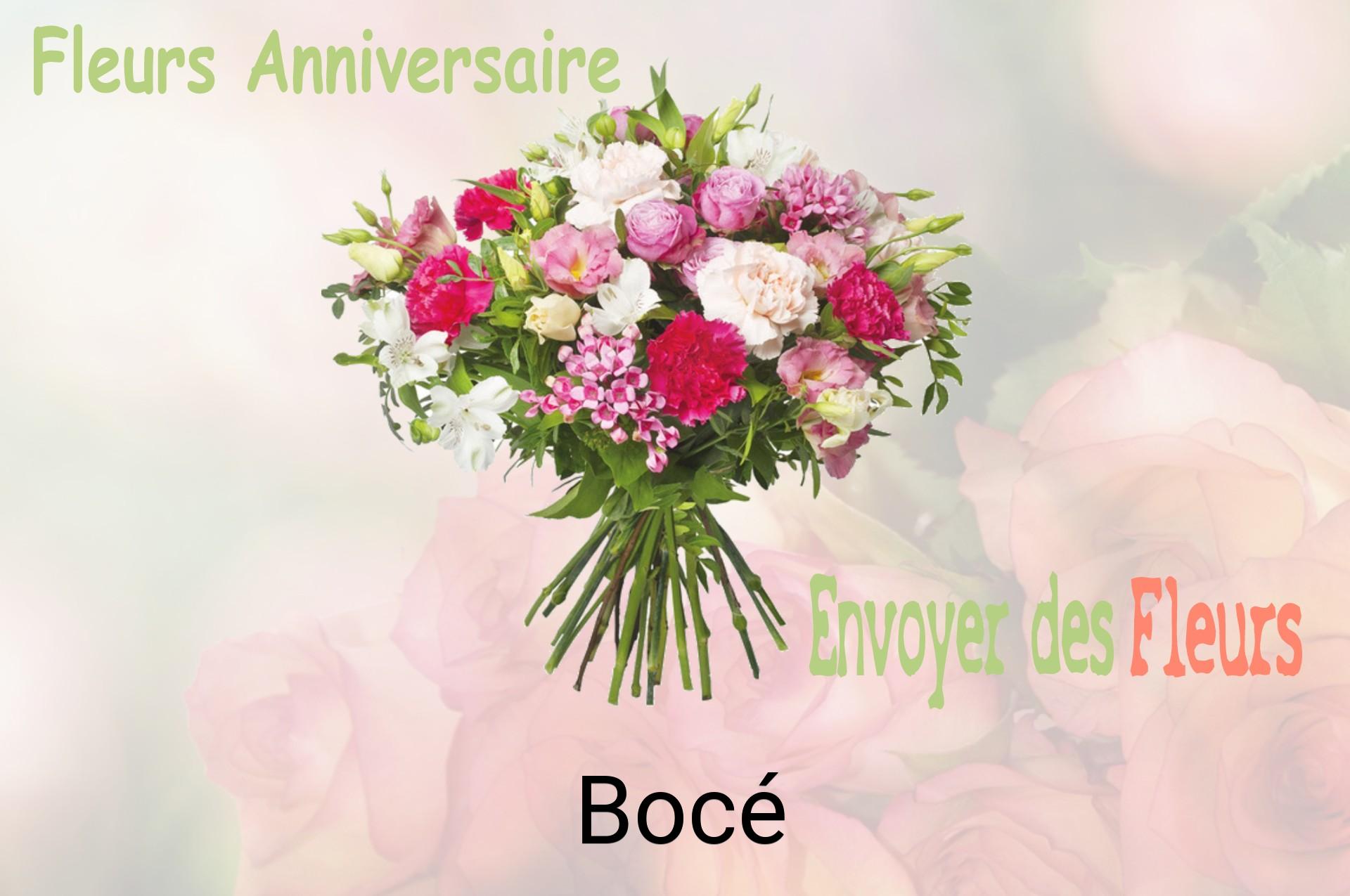Bouquet de fleurs d’anniversaire livré à Bocé